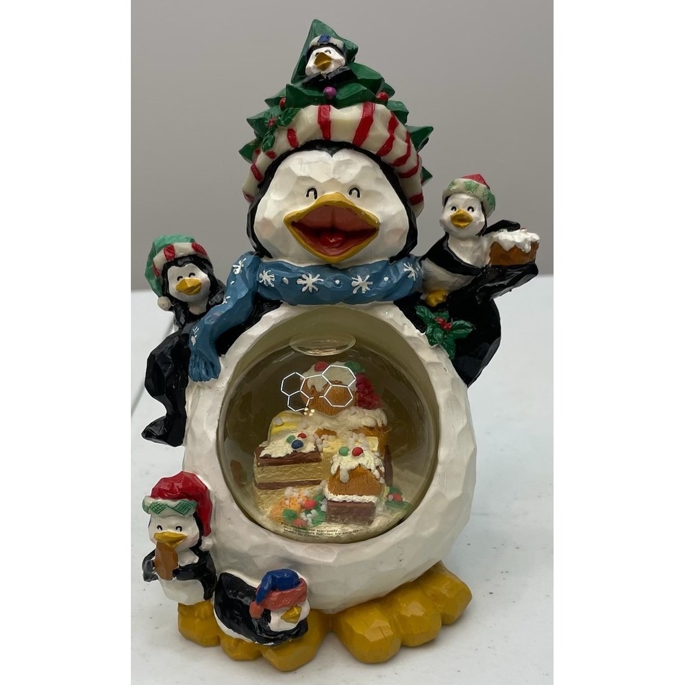 Penguin Snow Globe Mumford's Journey Longs Drugs 2001‎ Christmas Figurine